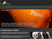 Tablet Screenshot of probootcenter.com
